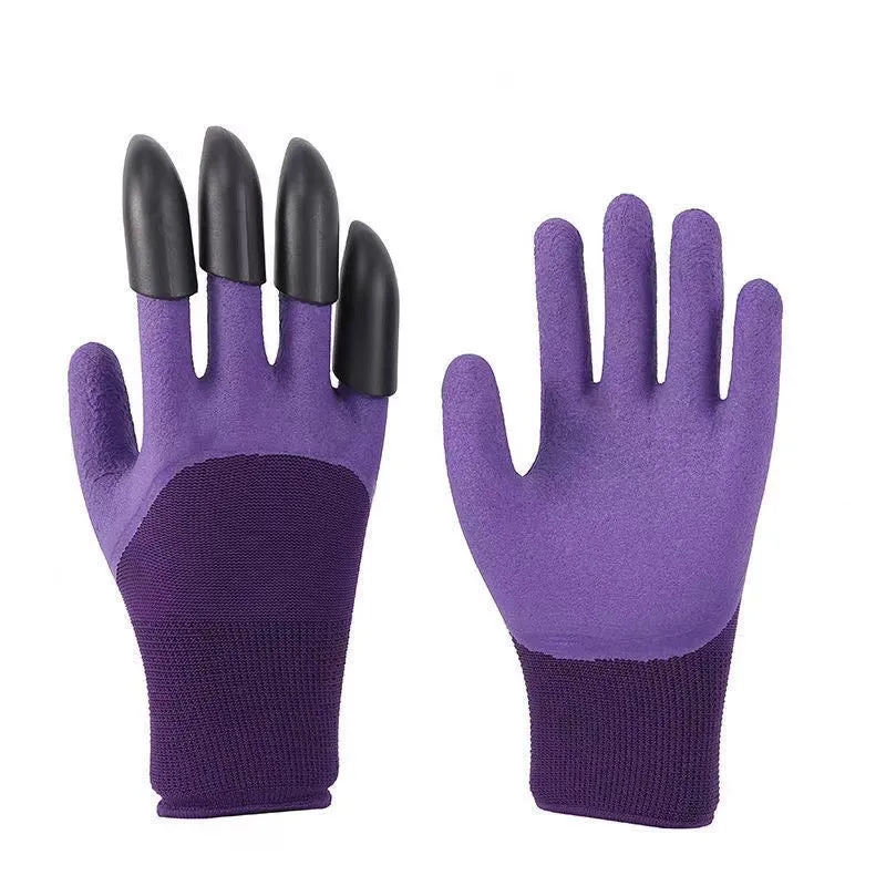 4 Claws Nitrile Coated Garden Gloves (GST-002)