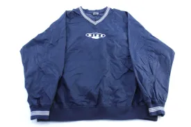 90's Nike Embroidered Logo Blue Windbreaker Pullover