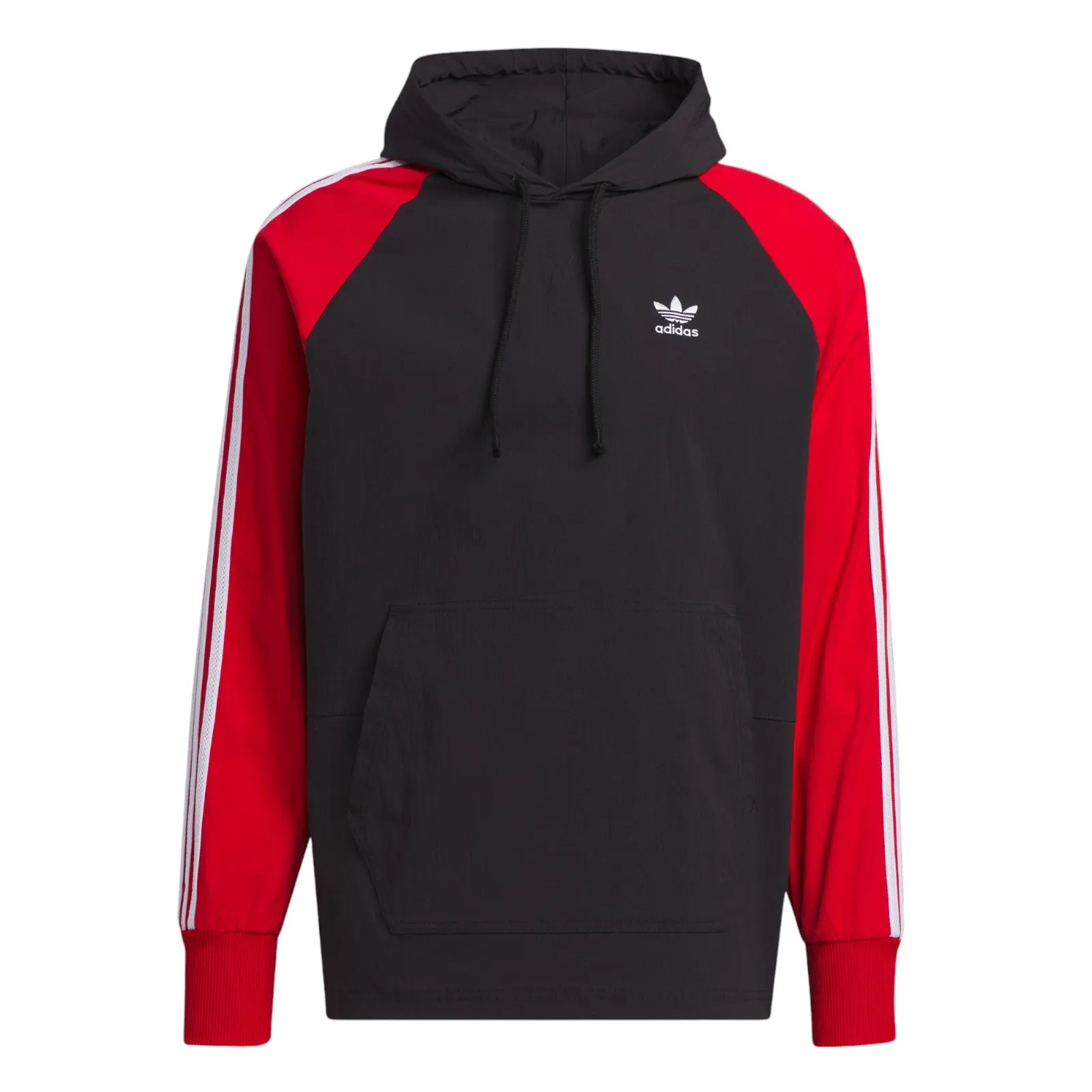 adidas Originals Superstar Hooded Windbreaker - Black / Red