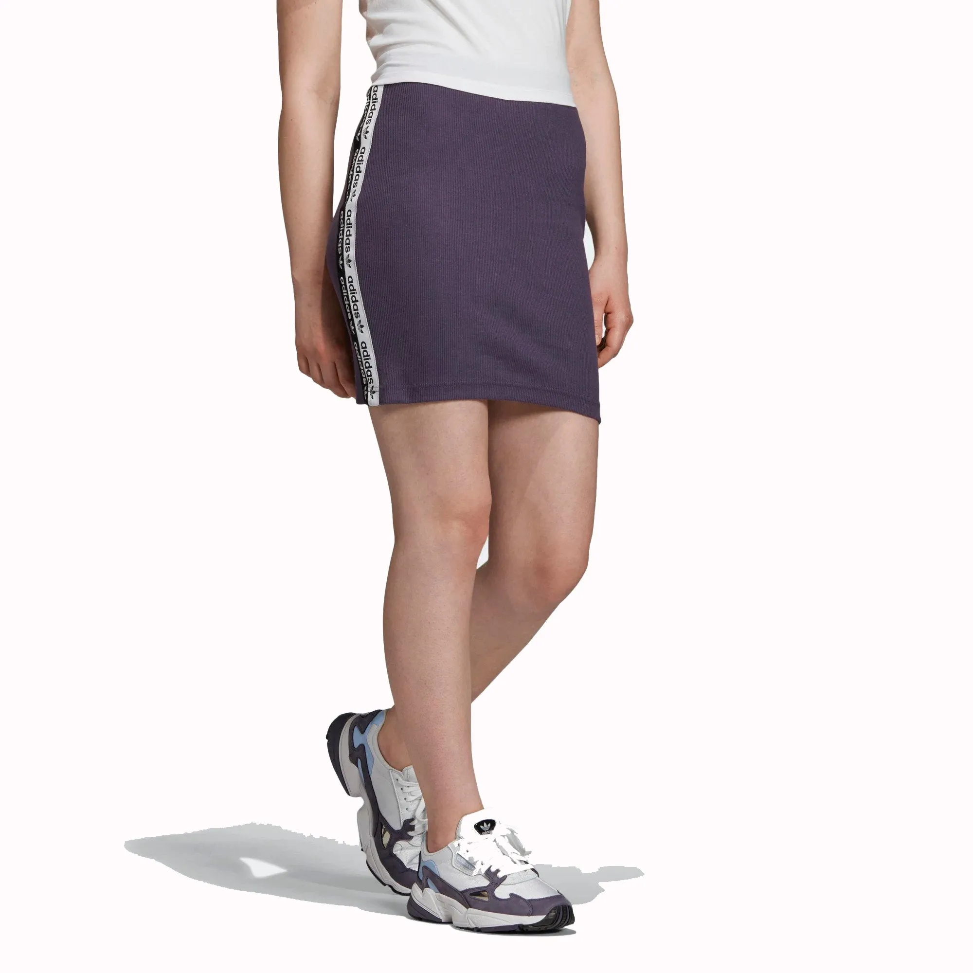 Adidas Originals Womens Tape Skirt Trace Purple