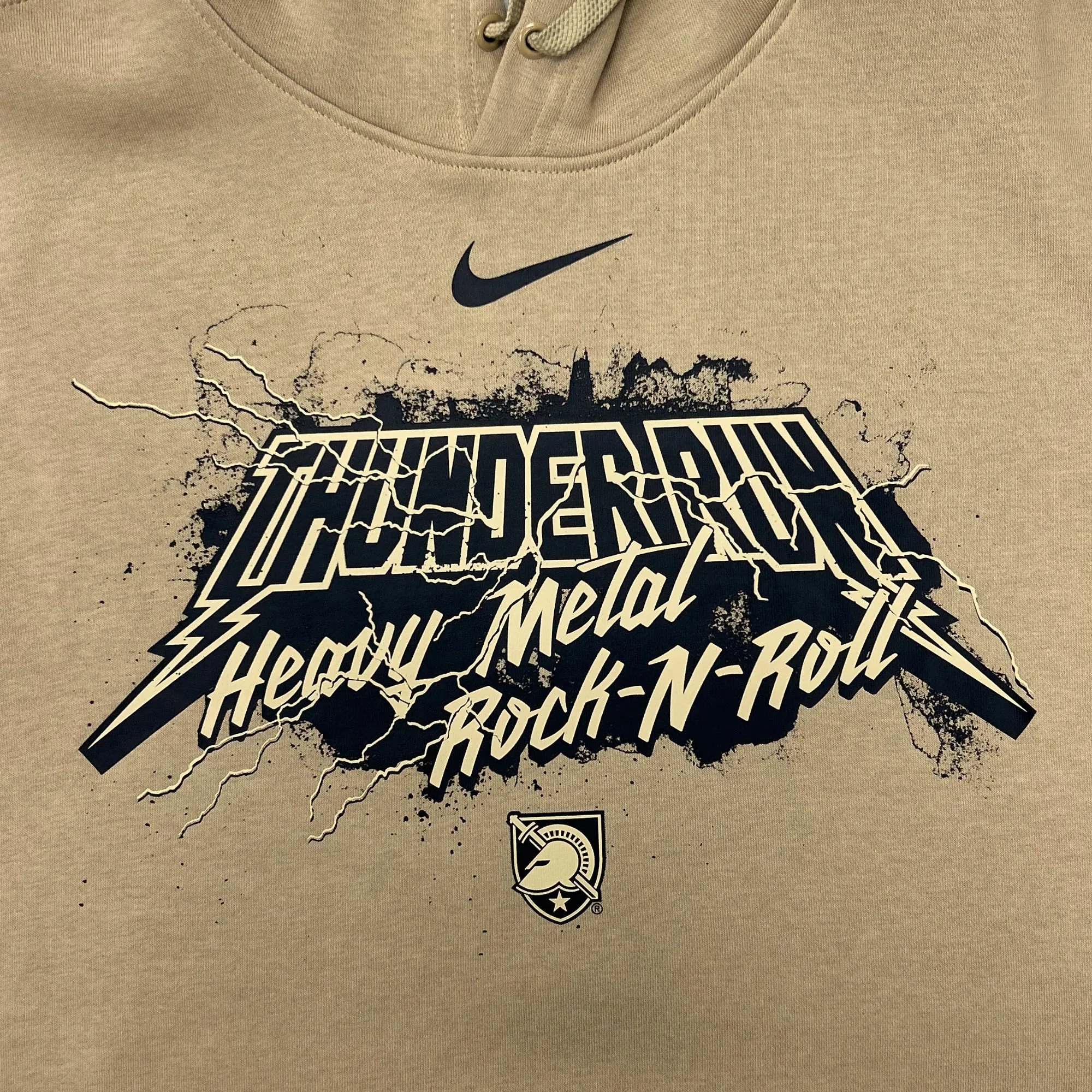 Army Nike Thunder Run Club Fleece Hood (Tan)
