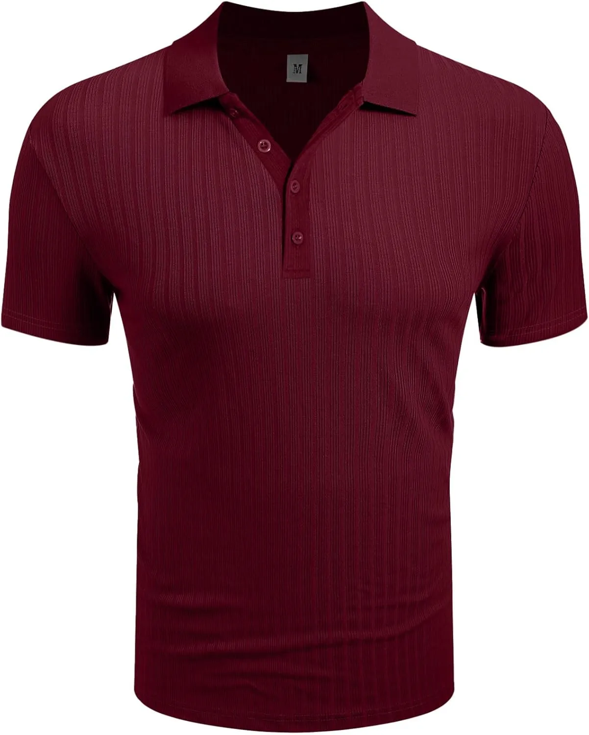 Askdeer Men's Polo Shirts Long/Short Sleeve Slim Fit Casual Shirts Classic Stretch Polo T Shirt Golf Shirts