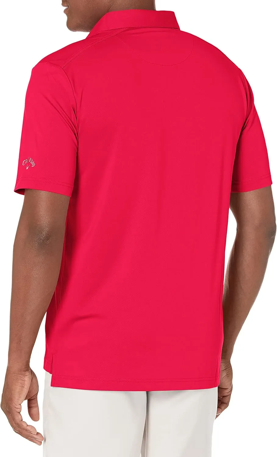 Callaway Men's Solid Micro Hex Performance Golf Polo Shirt with UPF 50 Protection (Size Small-3x Big & Tall)