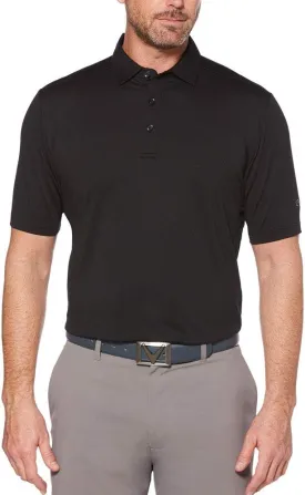 Callaway Men's Solid Micro Hex Performance Golf Polo Shirt with UPF 50 Protection (Size Small-3x Big & Tall)