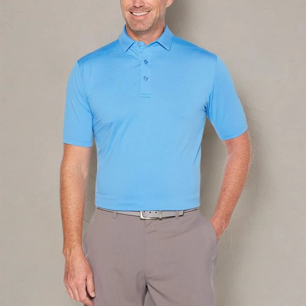 Callaway Men's Solid Micro Hex Performance Golf Polo Shirt with UPF 50 Protection (Size Small-3x Big & Tall)