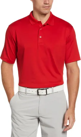 Callaway Men's Solid Opti-dri Short Sleeve Golf Polo Shirt with Stretch Fabric, Sun Protection, Extended (Sizes Small-4xl)