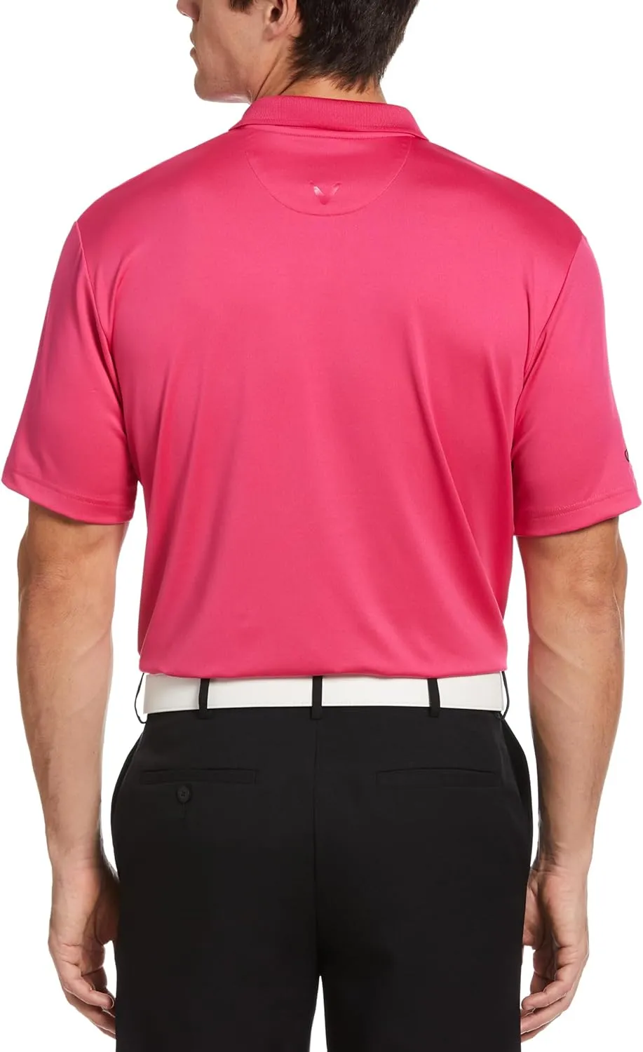 Callaway Men's Solid Opti-dri Short Sleeve Golf Polo Shirt with Stretch Fabric, Sun Protection, Extended (Sizes Small-4xl)