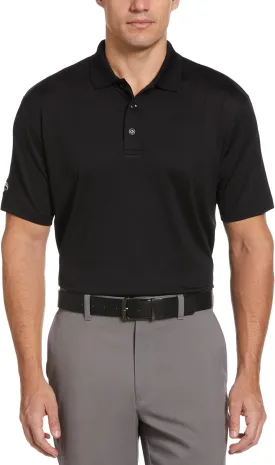 Callaway Men's Solid Opti-dri Short Sleeve Golf Polo Shirt with Stretch Fabric, Sun Protection, Extended (Sizes Small-4xl)