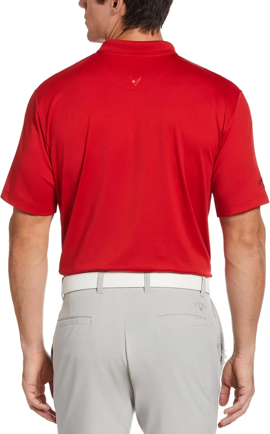 Callaway Men's Solid Opti-dri Short Sleeve Golf Polo Shirt with Stretch Fabric, Sun Protection, Extended (Sizes Small-4xl)