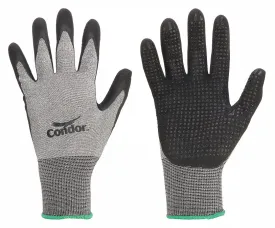 CONDOR Small Palm-Dotted Double-Dipped Nitrile Coated Gloves