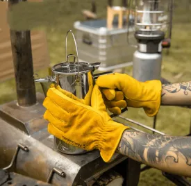 Cowhide Protective Leather Gloves