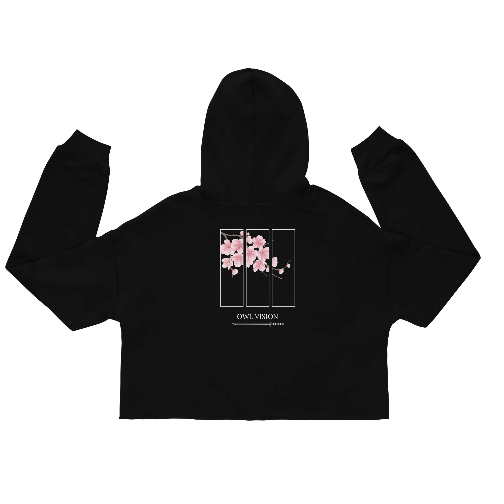 Crop  Divided Hoodie
