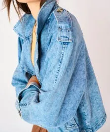 Denim Jacket - Washed Light Blue