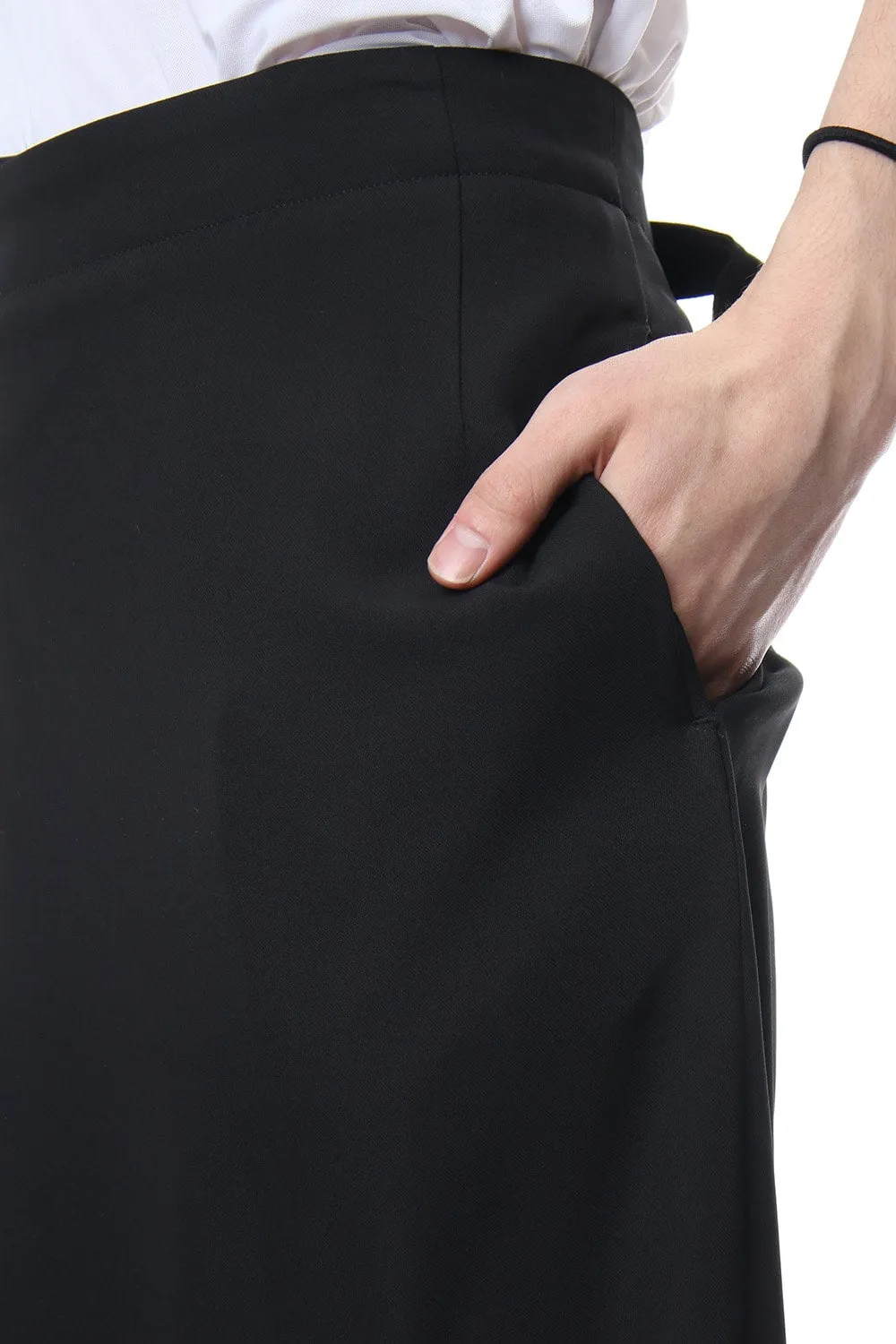 Dry Geogette Stretch Wrap Pants