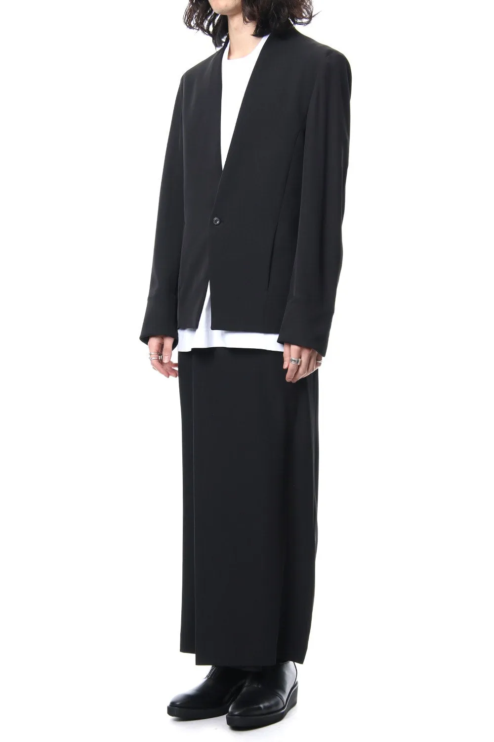 Dry Geogette Stretch Wrap Pants