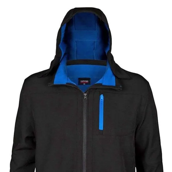 Espionage Men's (FL031) Hooded Soft Shell Jacket 2XL to 8XL