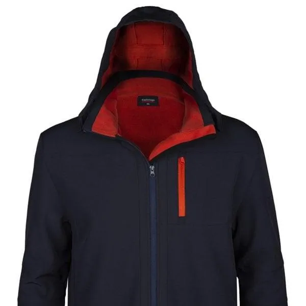 Espionage Men's (FL031) Hooded Soft Shell Jacket 2XL to 8XL
