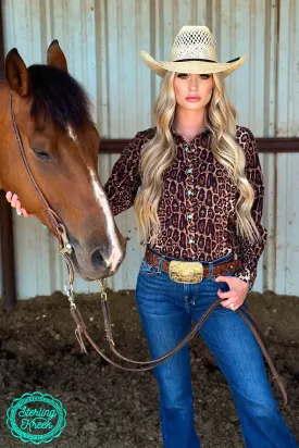 Feeling Lucky Leopard Performance Top