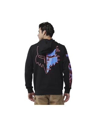 Fox Mens Black Emotion Blast Fleece PO Hoodie