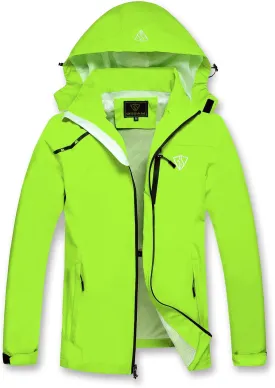 GIISAM Mens Windproof Jacket Waterproof Lightweight Mountain Sport Jacket for Men Hooded Windbreaker Raincoat
