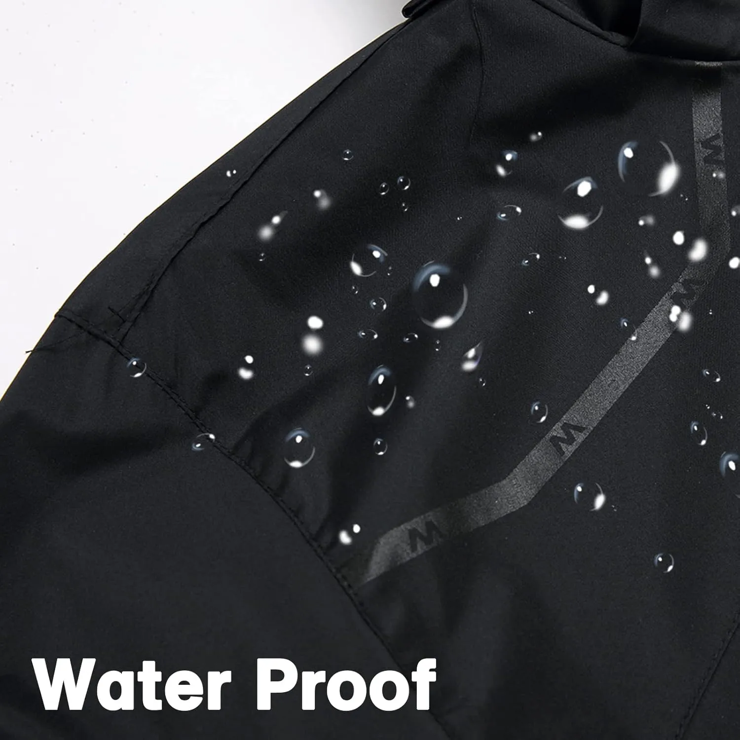 GIISAM Mens Windproof Jacket Waterproof Lightweight Mountain Sport Jacket for Men Hooded Windbreaker Raincoat