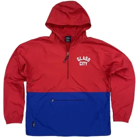 Glass City Colorblock Pack-N-Go Windbreaker
