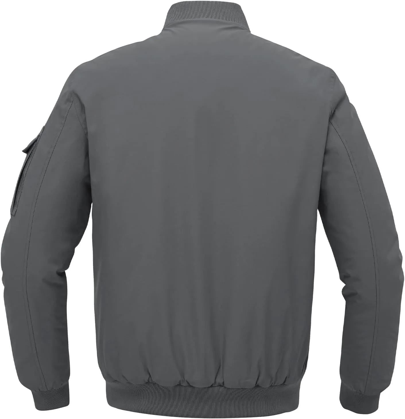 Gopune Men's Windproof Bomber Jacket Warm Water Resistant Windbreaker Winter Outwear Quilted Jackets Coats