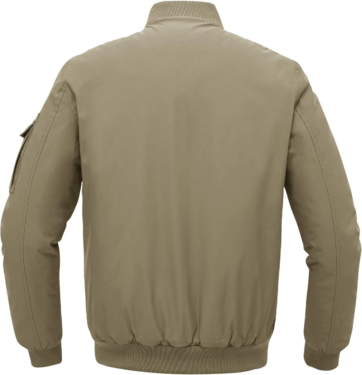 Gopune Men's Windproof Bomber Jacket Warm Water Resistant Windbreaker Winter Outwear Quilted Jackets Coats