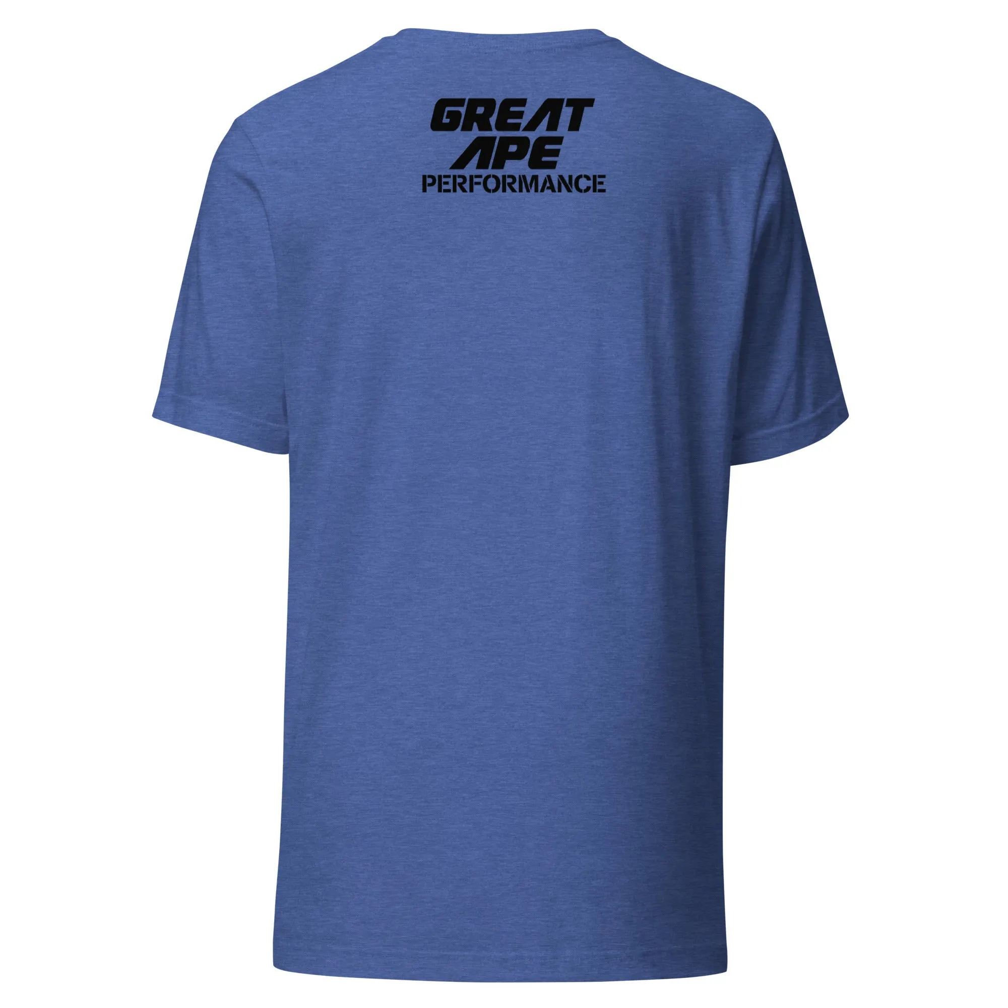 GREAT APE PERFORMANCE BLK Unisex t-shirt