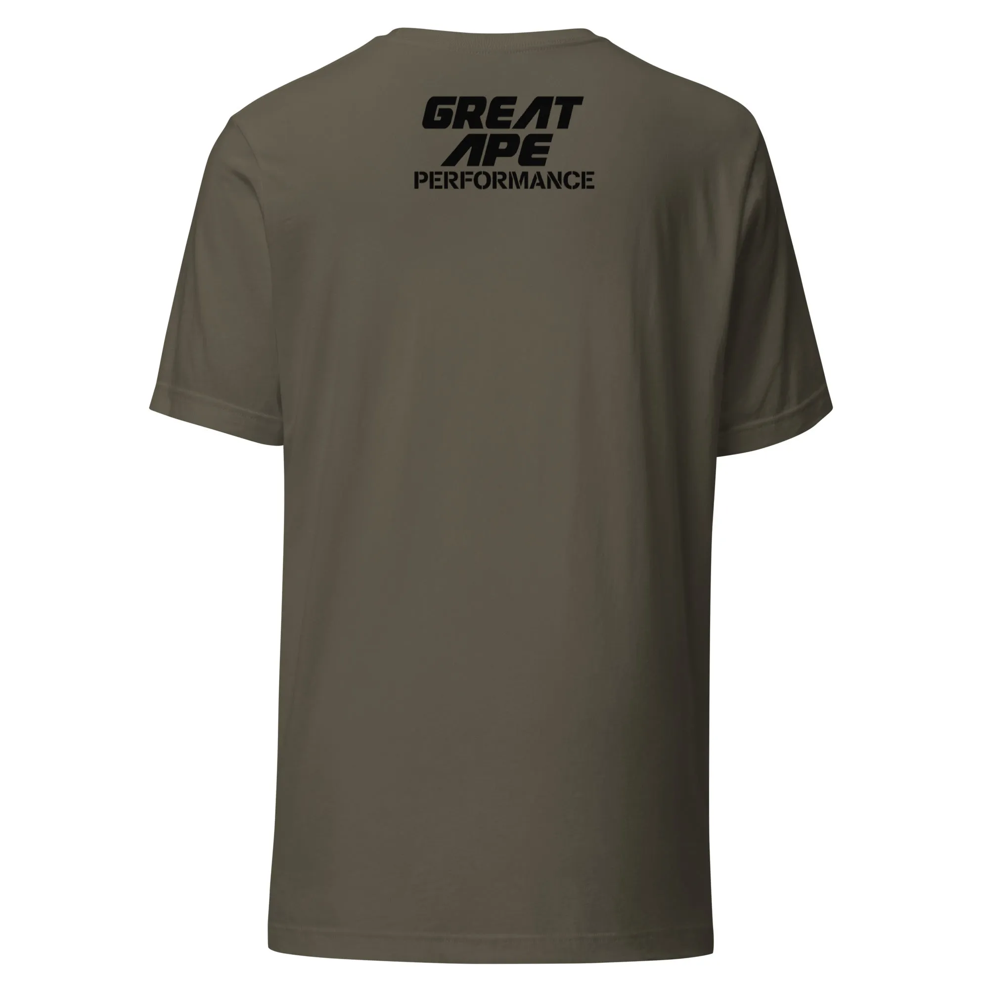 GREAT APE PERFORMANCE BLK Unisex t-shirt
