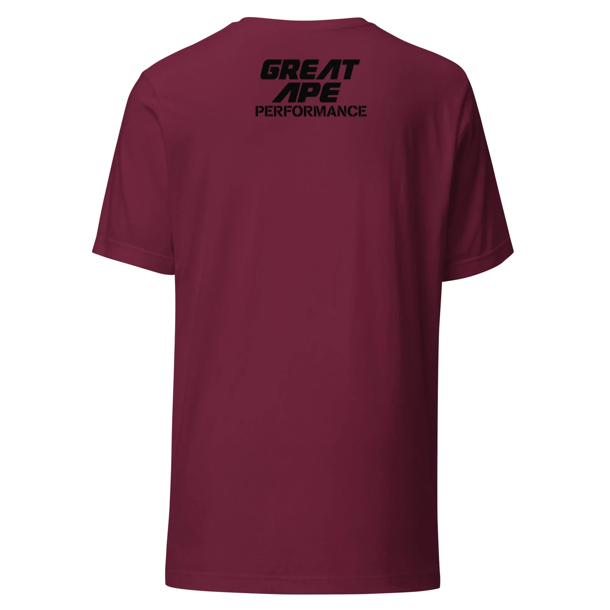 GREAT APE PERFORMANCE BLK Unisex t-shirt