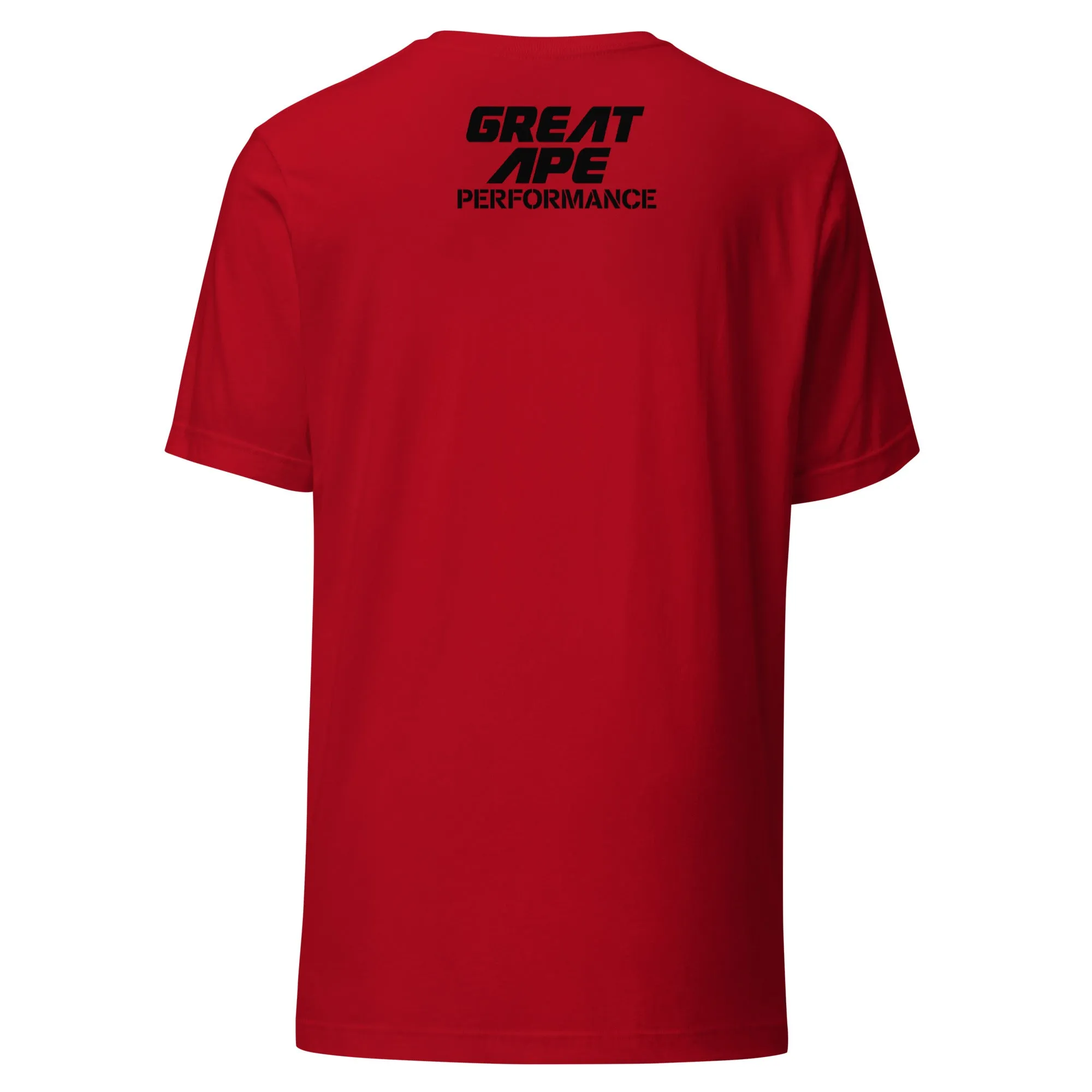 GREAT APE PERFORMANCE BLK Unisex t-shirt