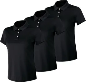 Hanes Women's Sport Cool DRI Polo Shirt, Moisture-Wicking Performance Polo Shirt for Women