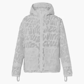 Louis Vuitton Transparent Packable Windbreaker Optical White