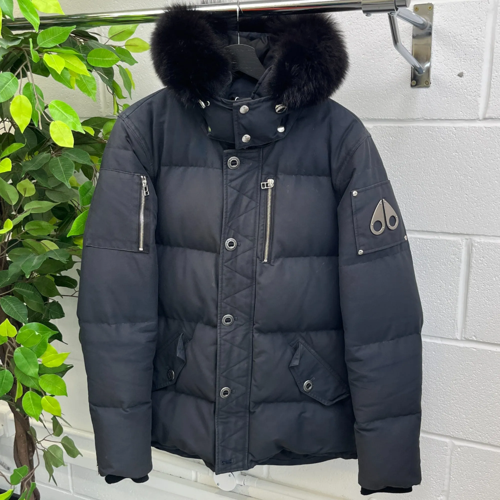 Men's 3Q Down Jacket Black Size M