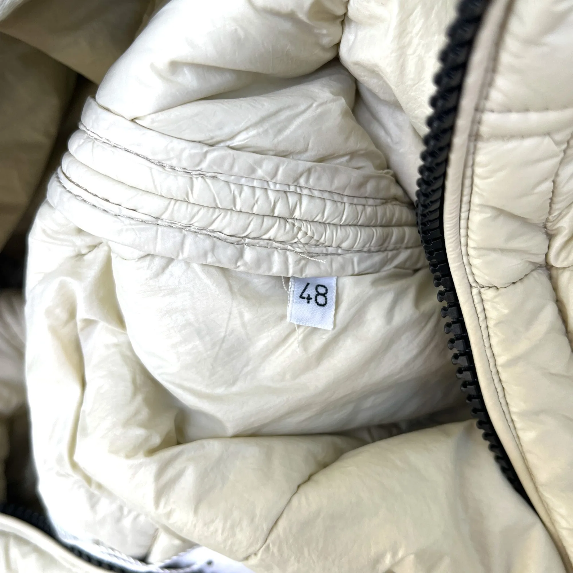Men's 50 Fili Gommato 3 In 1 Down Jacket Beige Size IT 48 / M