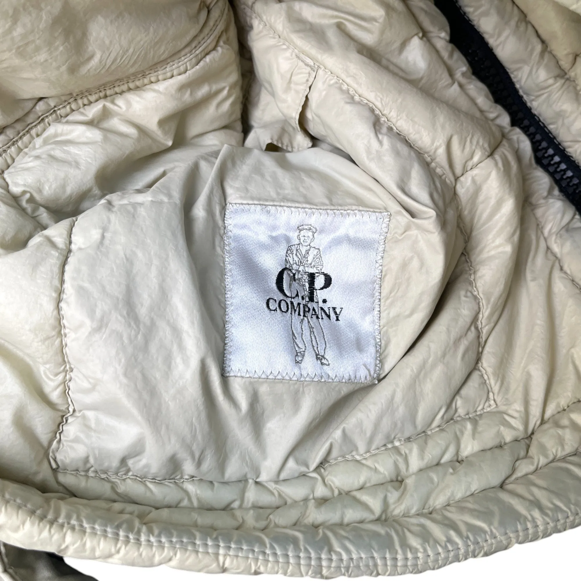 Men's 50 Fili Gommato 3 In 1 Down Jacket Beige Size IT 48 / M