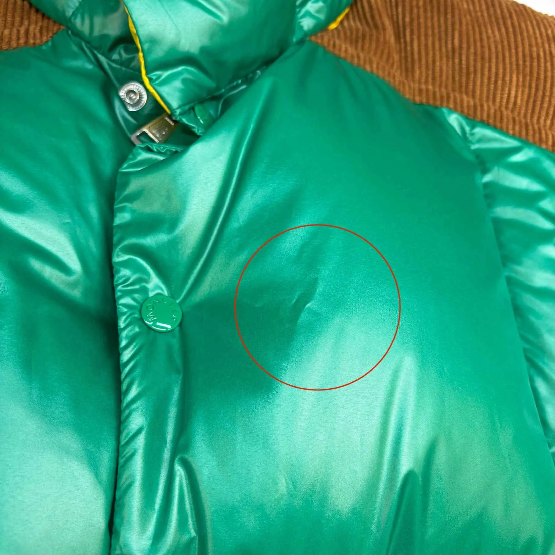 Men's Ain Down Jacket Green Size 3 / L