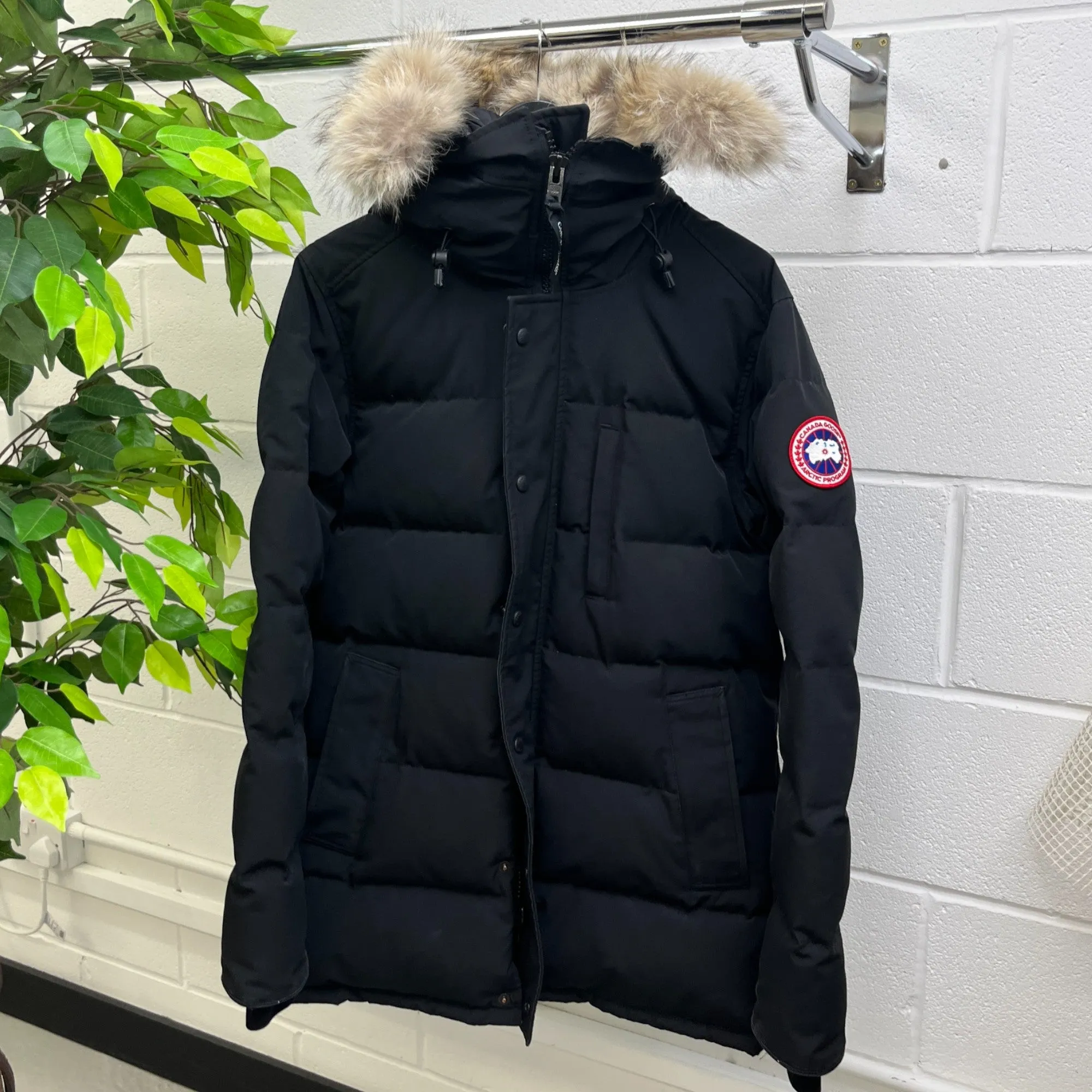 Men's Carson Parka Down Jacket Black Size M