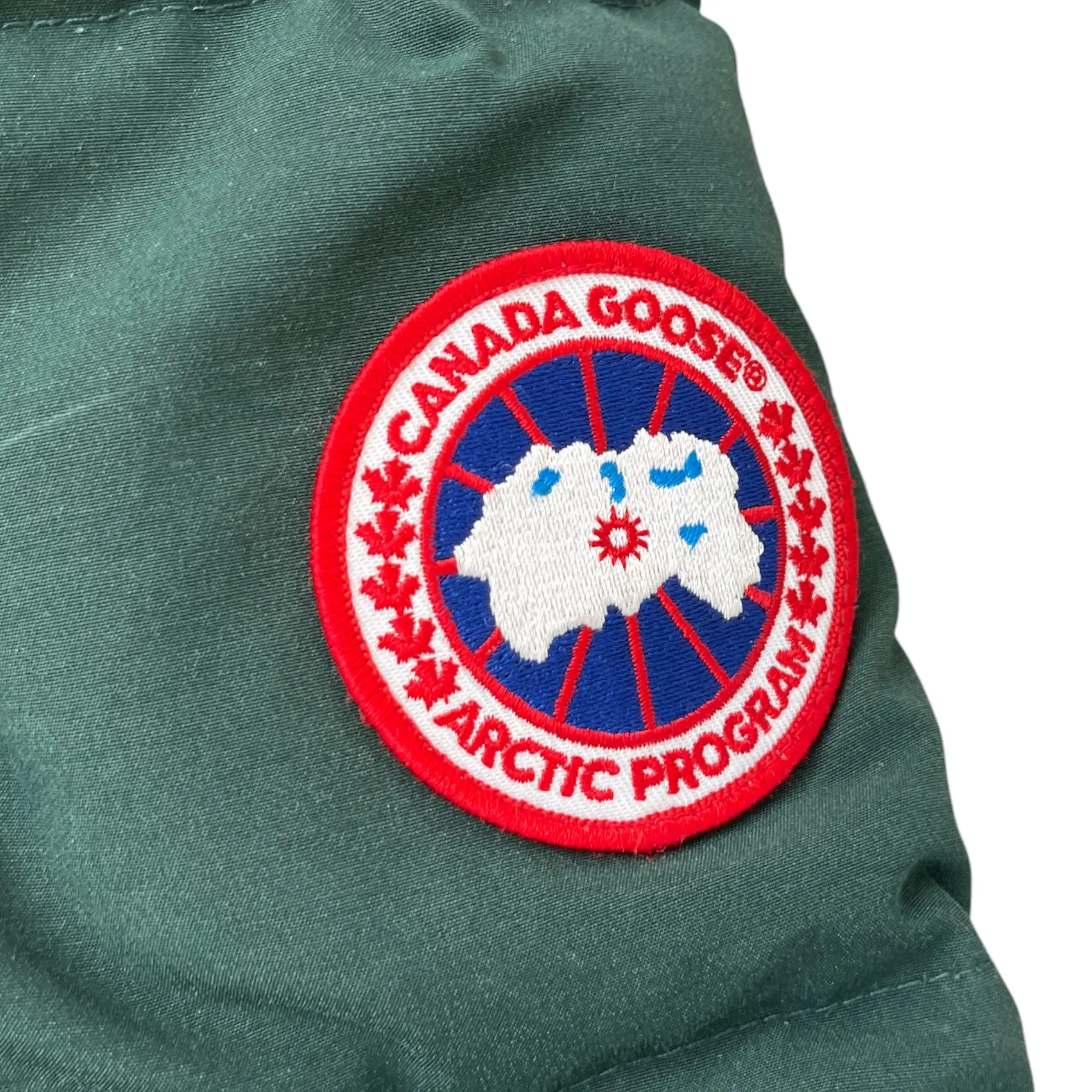 Men's Carson Parka Spruce Down Jacket Green Size M