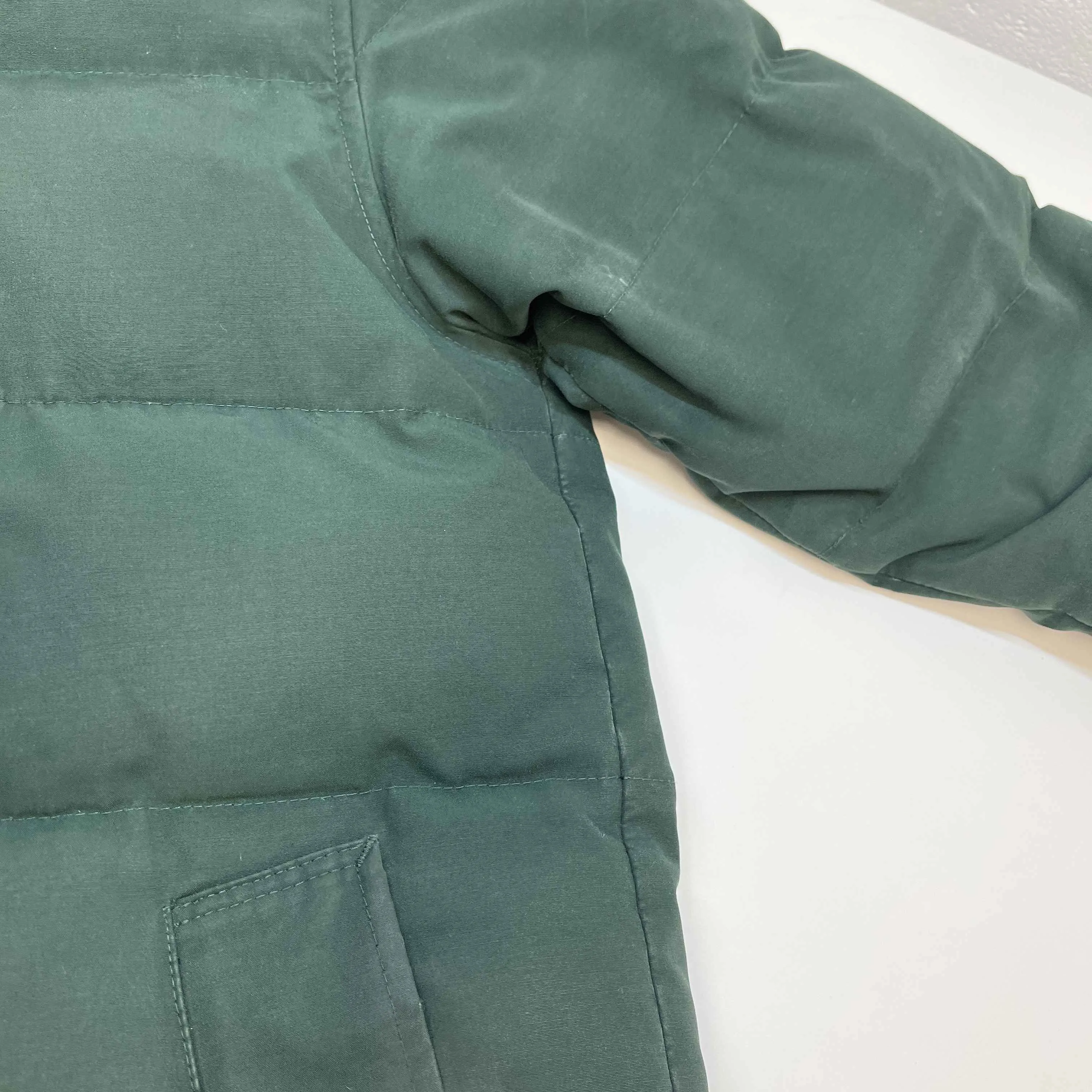 Men's Carson Parka Spruce Down Jacket Green Size M