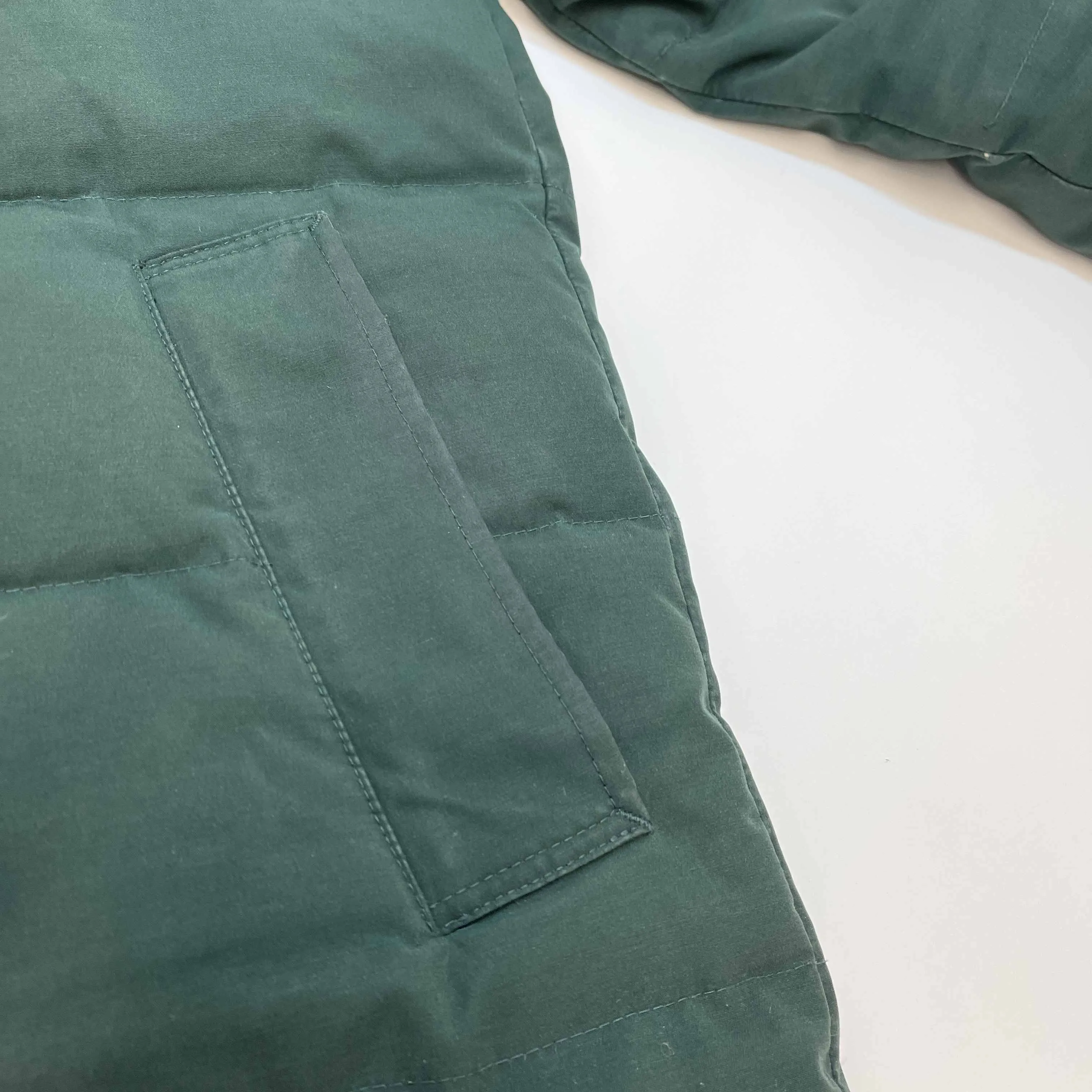 Men's Carson Parka Spruce Down Jacket Green Size M