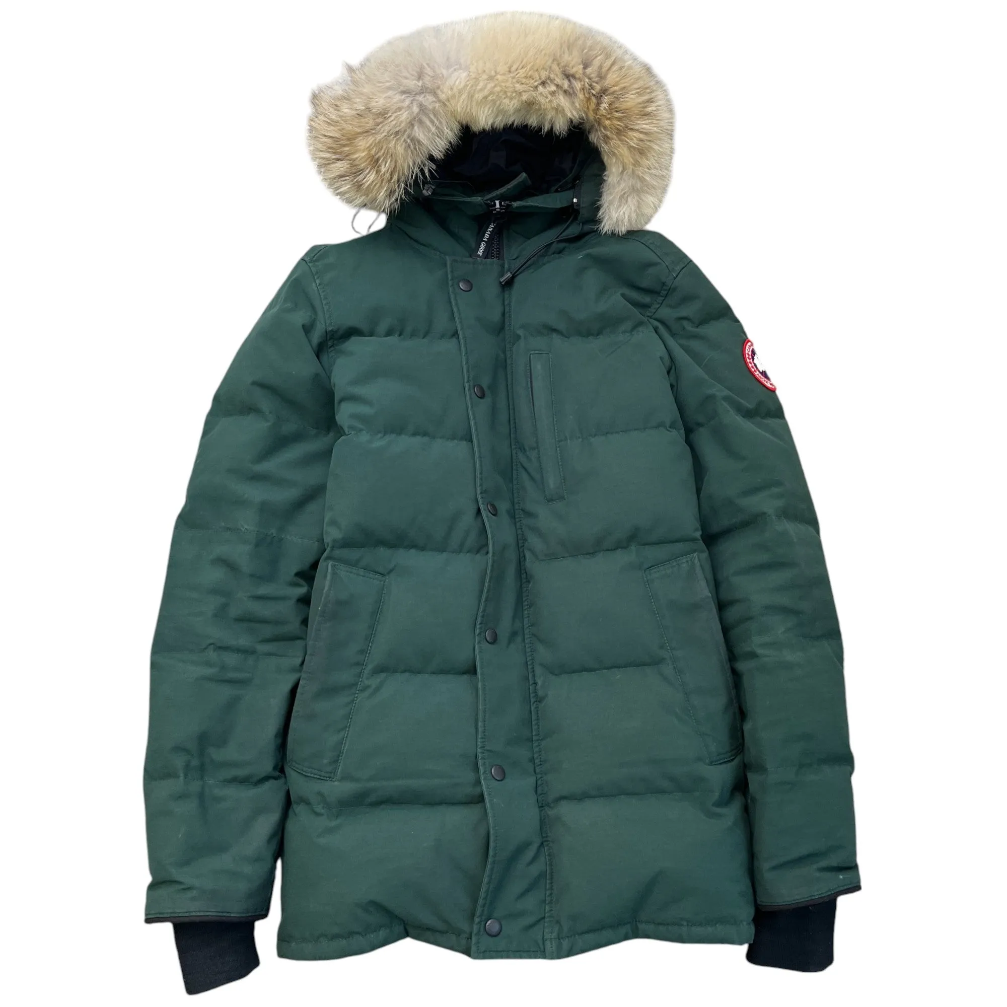 Men's Carson Parka Spruce Down Jacket Green Size M
