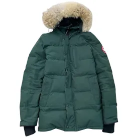 Men's Carson Parka Spruce Down Jacket Green Size M