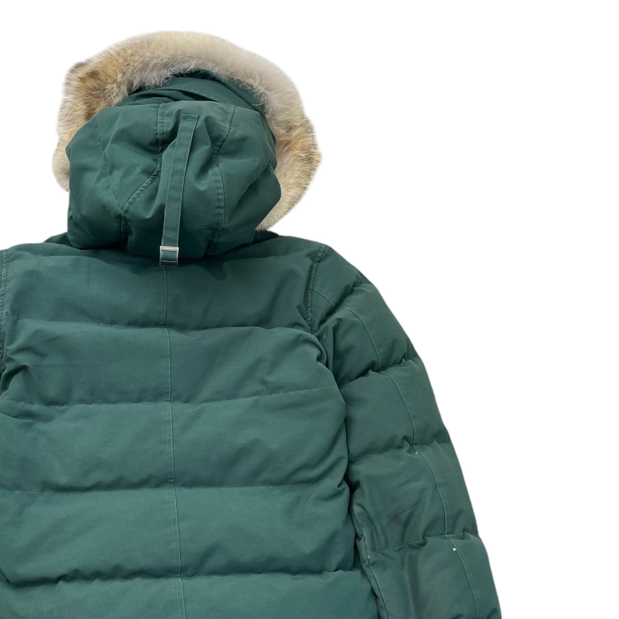 Men's Carson Parka Spruce Down Jacket Green Size M