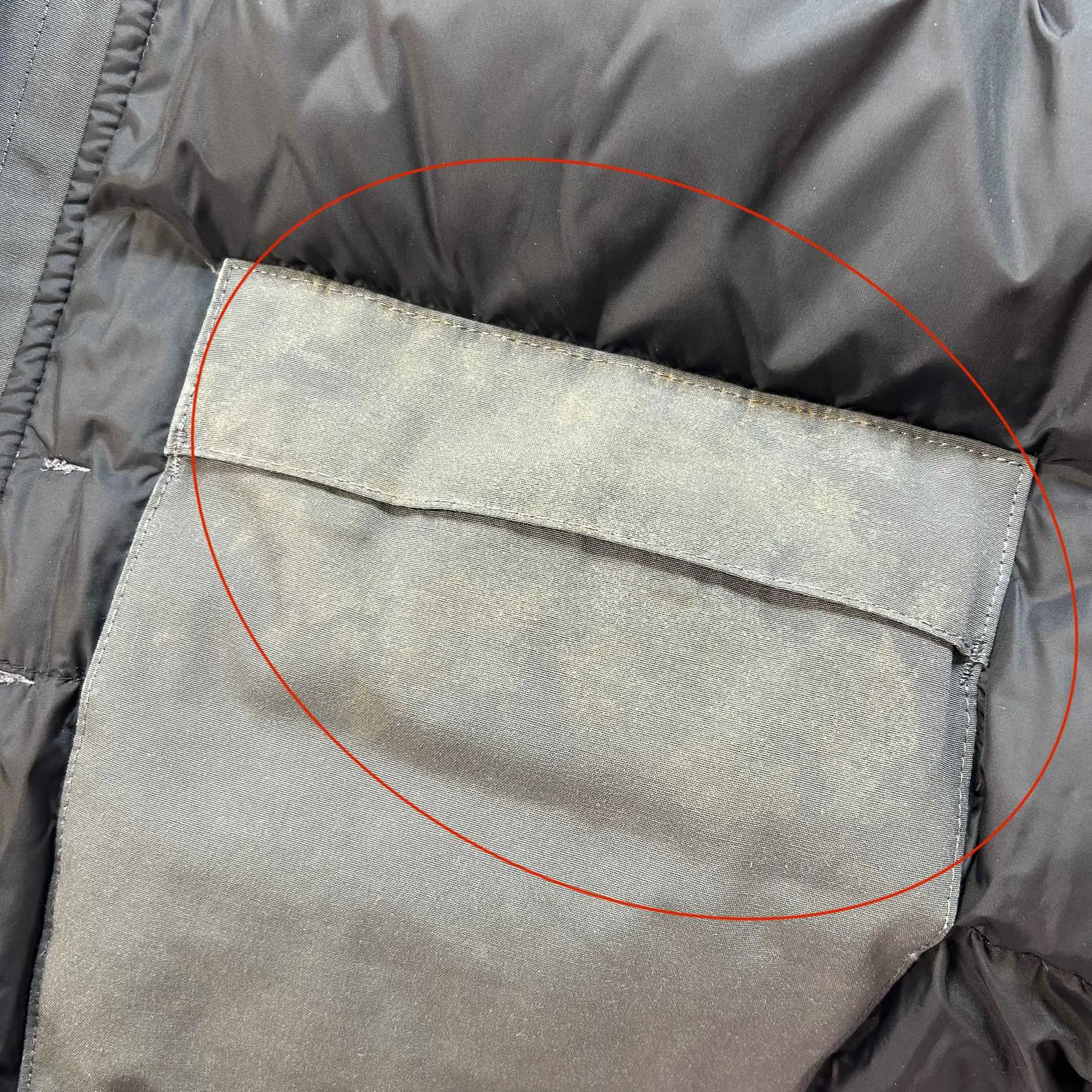 Men's Chateau Down Jacket Grey Size M