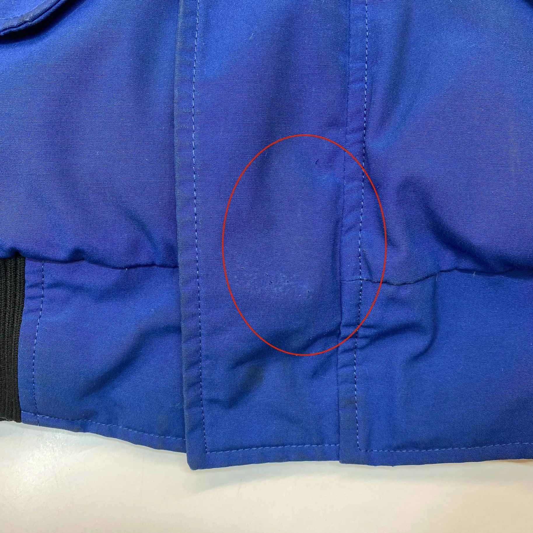 Men's Chilliwack Bomber Down Jacket Blue Size S