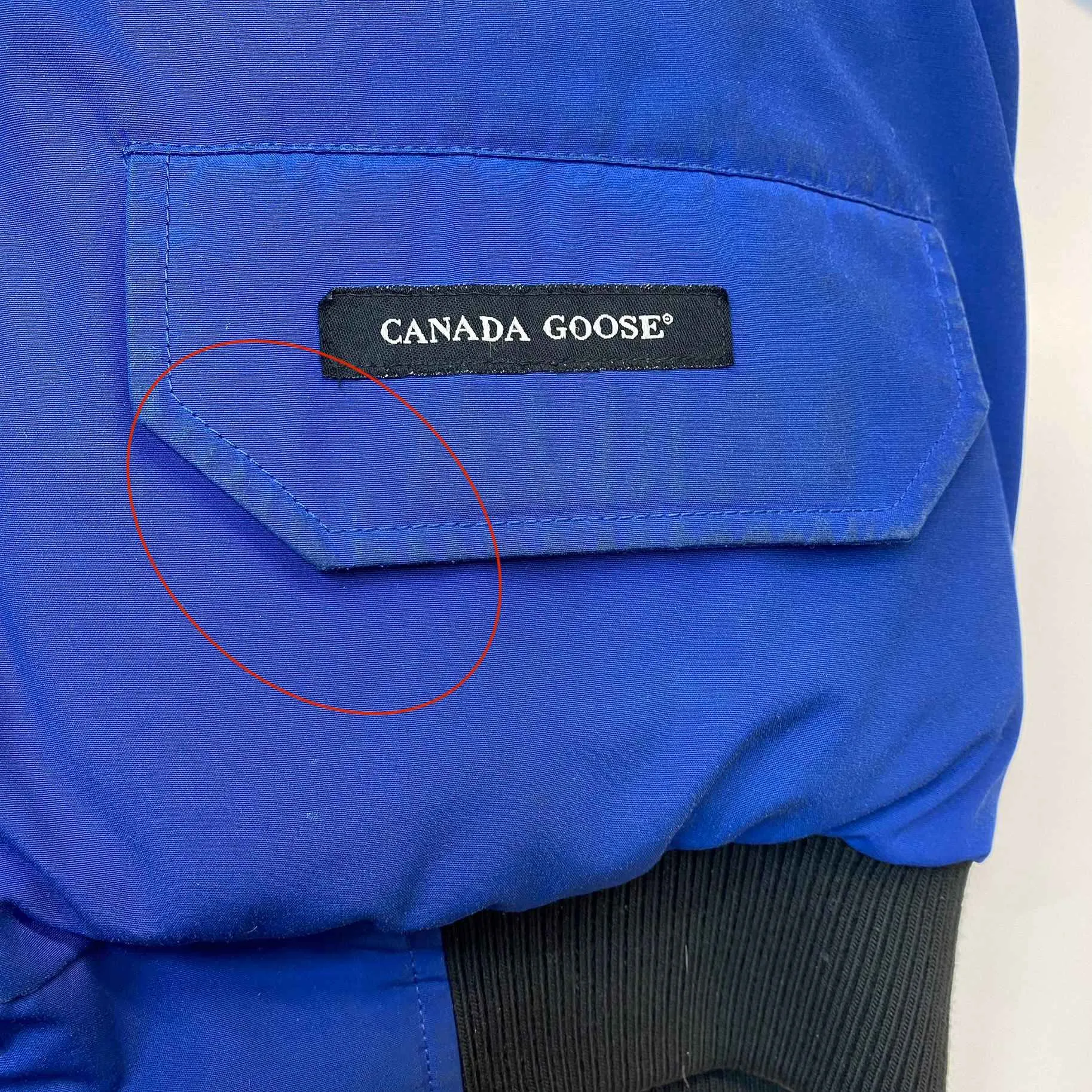 Men's Chilliwack Bomber Down Jacket Blue Size S