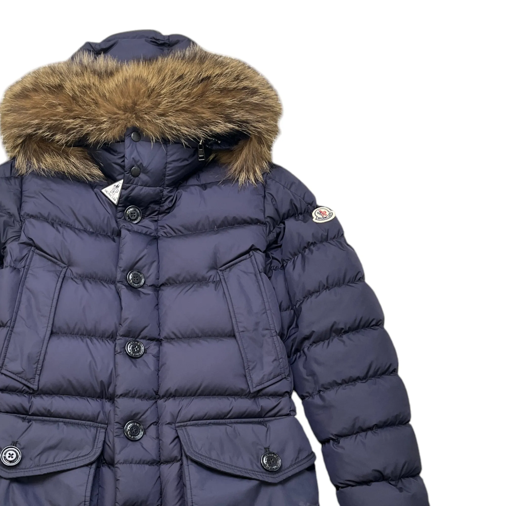 Men's Cluny Down Jacket Navy Size 1 / S