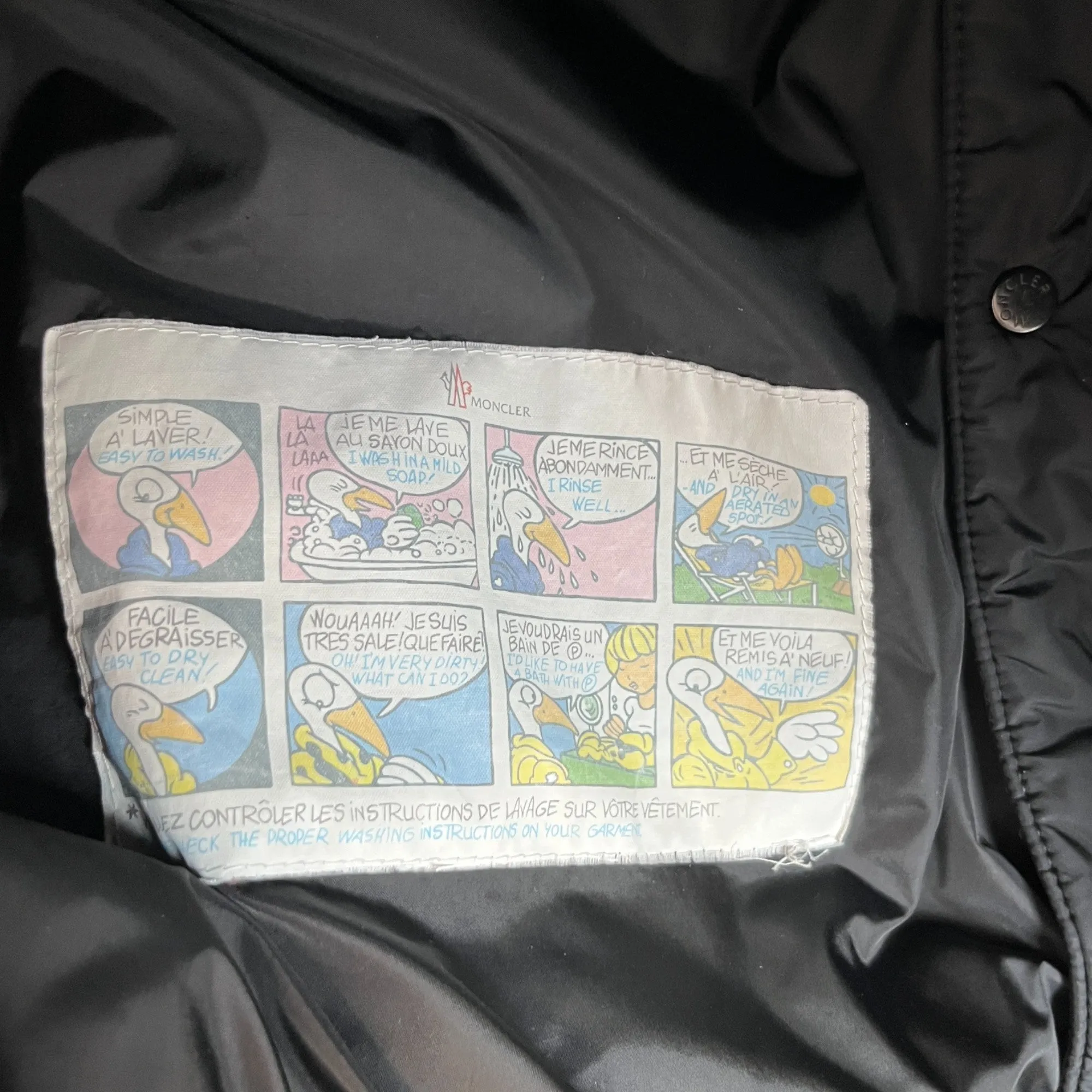 Men's Costes Down Jacket Black Size 4 / XL